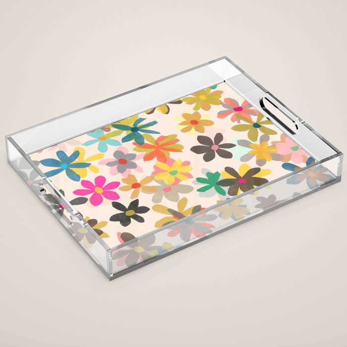 wildflowers 14 Acrylic Tray Gallery Image 1