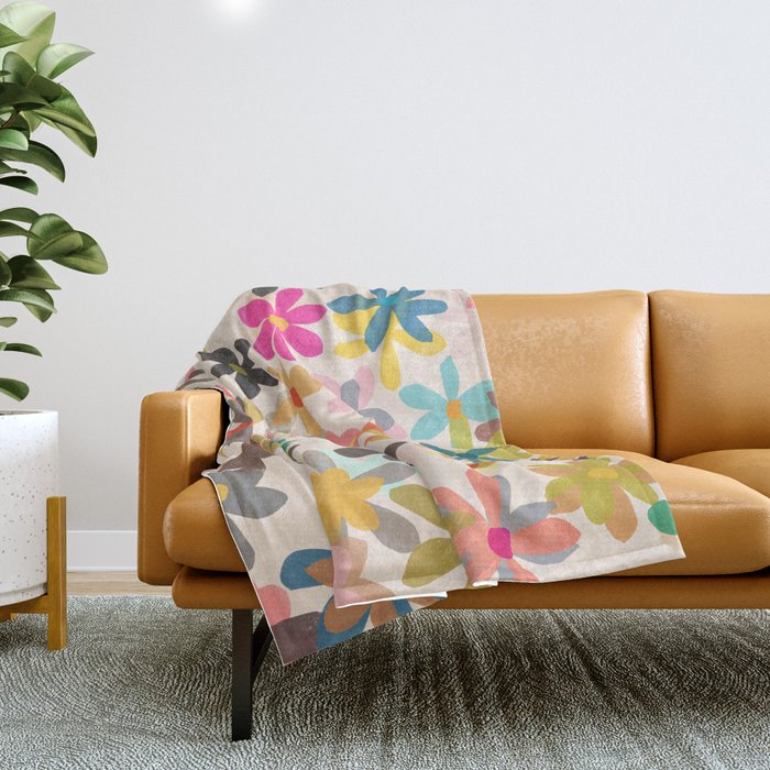 wildflowers 14 Throw Blanket Gallery Image 1