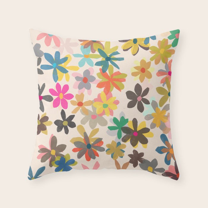 wildflowers 14 Throw Pillow Gallery Image 1