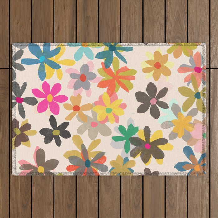 wildflowers 14 Outdoor Rug Gallery Image 1