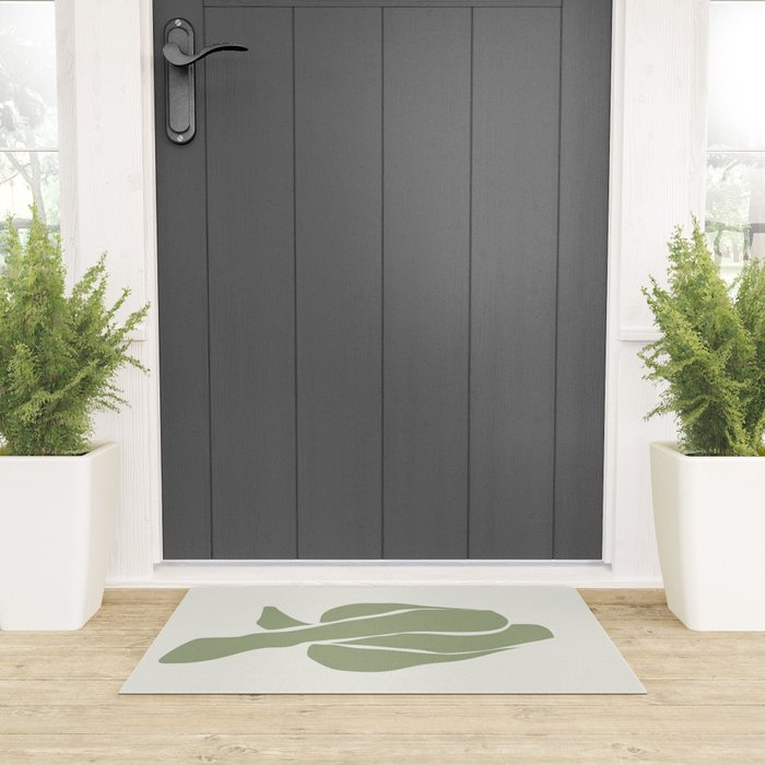 Abstract Woman 12 Welcome Mat Gallery Image 3