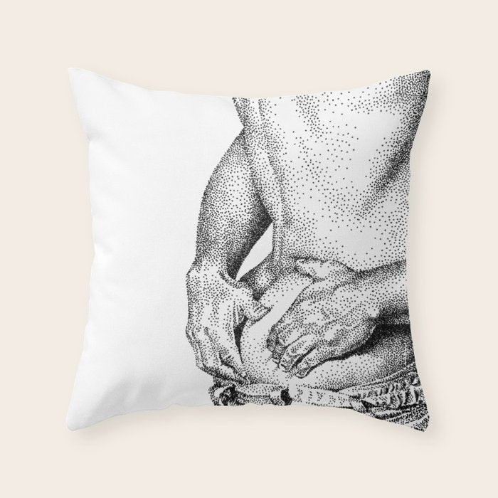 Control 3 NOODDOOD Throw Pillow Gallery Image 6