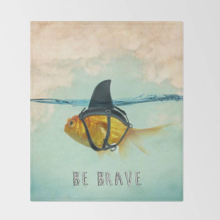 Be Brave - Brilliant Disguise Throw Blanket Gallery Image 2