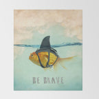 Be Brave - Brilliant Disguise Throw Blanket Gallery Image 2