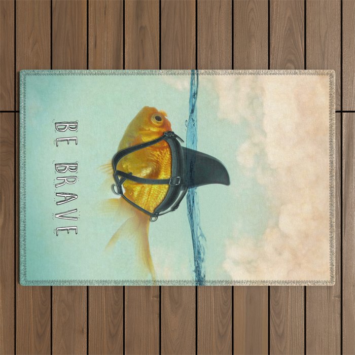Be Brave - Brilliant Disguise Outdoor Rug Gallery Image 1