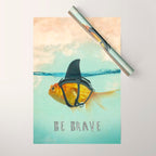 Be Brave - Brilliant Disguise Wrapping Paper Gallery Image 1