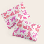 Cat Positions - Pink OmbrÃ© Palette Pillow Sham Gallery Image 3