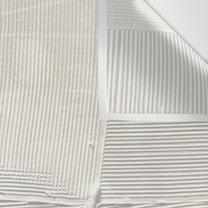 Relief [1]: an abstract, textured piece in white by Alyssa Hamilton Art Wall Tapestry Gallery Image 3