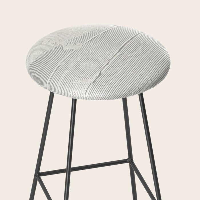Relief [1]: an abstract, textured piece in white by Alyssa Hamilton Art Stool Gallery Image 2