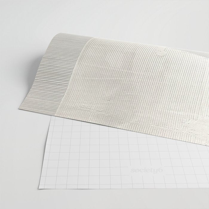 Relief [1]: an abstract, textured piece in white by Alyssa Hamilton Art Wrapping Paper Gallery Image 2