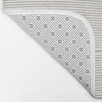Relief [1]: an abstract, textured piece in white by Alyssa Hamilton Art Bath Mat Gallery Image 2