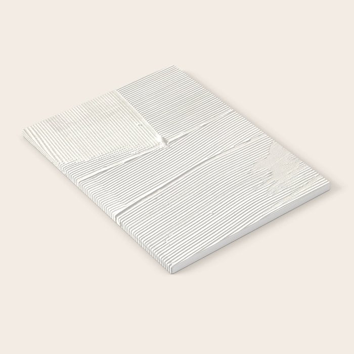 Relief [1]: an abstract, textured piece in white by Alyssa Hamilton Art Notebook Gallery Image 1