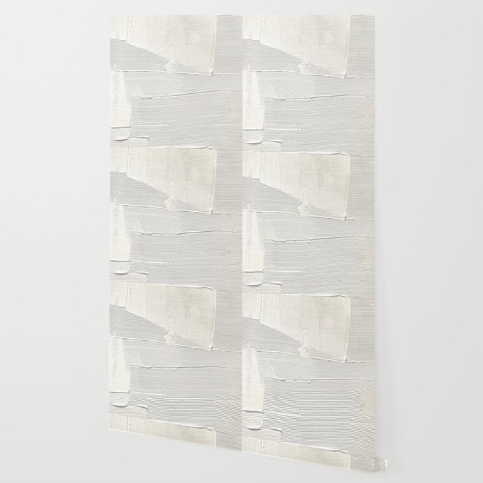Relief [1]: an abstract, textured piece in white by Alyssa Hamilton Art Wallpaper Gallery Image 2