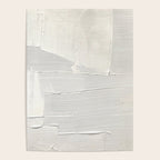 Relief [1]: an abstract, textured piece in white by Alyssa Hamilton Art Poster Gallery Image 4