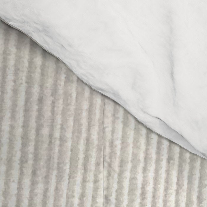 Relief [1]: an abstract, textured piece in white by Alyssa Hamilton Art Comforter Gallery Image 4