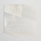 Relief [1]: an abstract, textured piece in white by Alyssa Hamilton Art Wrapping Paper Gallery Image 3