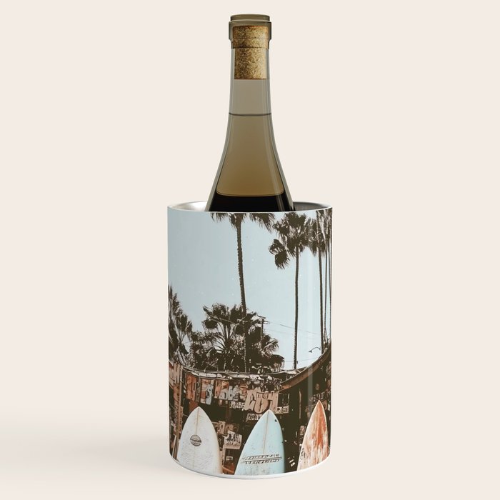 Retro Surfboard California Wine Chiller Gallery Image 2
