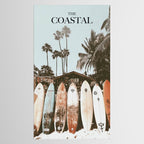 Retro Surfboard California Tablecloth Gallery Image 2