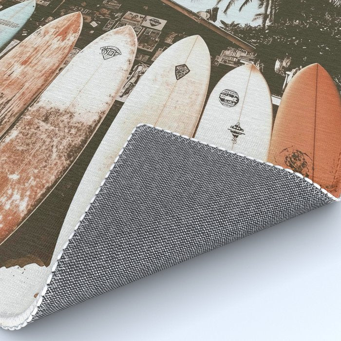 Retro Surfboard California Rug Gallery Image 4