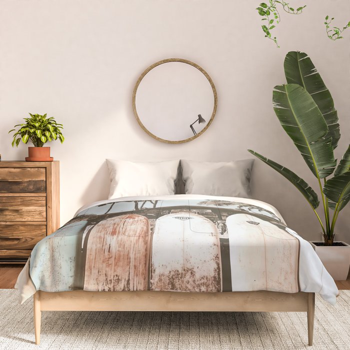 Retro Surfboard California Comforter Gallery Image 3