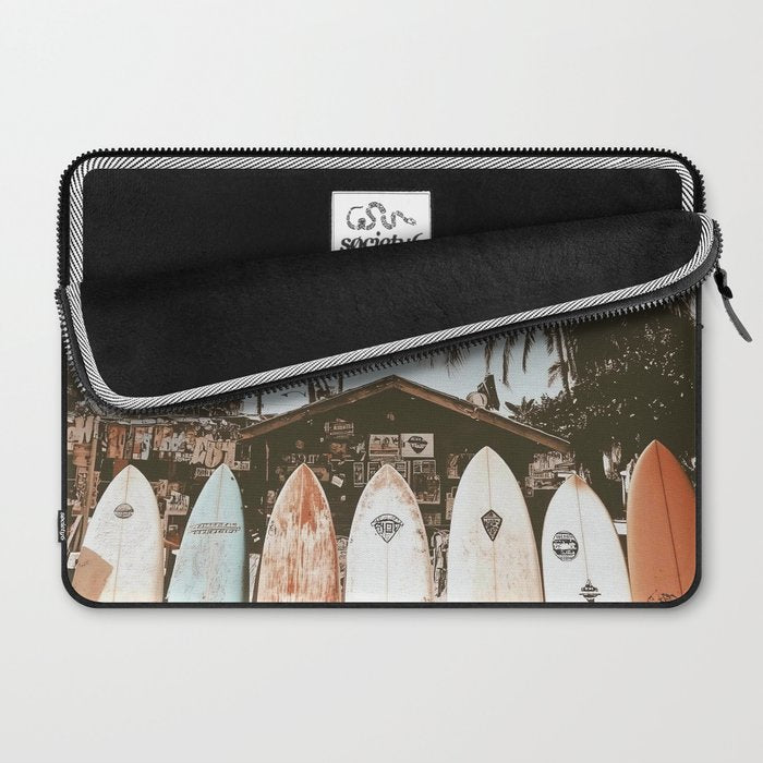 Retro Surfboard California Laptop Sleeve Gallery Image 2