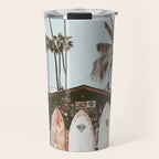 Retro Surfboard California Travel Mug Gallery Image 1