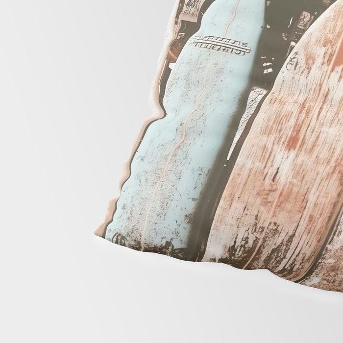Retro Surfboard California Pillow Sham Gallery Image 4