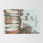 Retro Surfboard California Rug Gallery Image 2