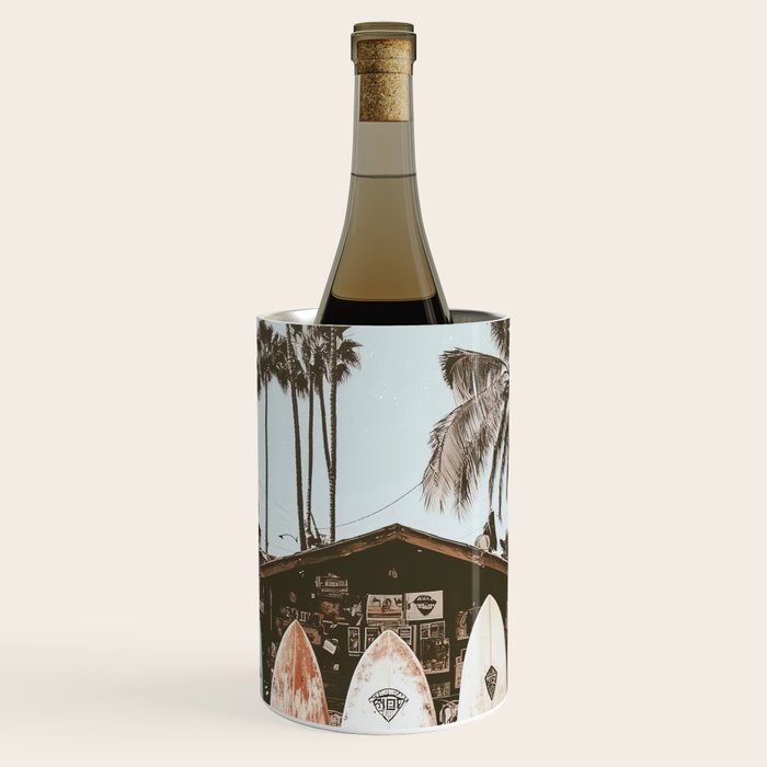 Retro Surfboard California Wine Chiller Gallery Image 1