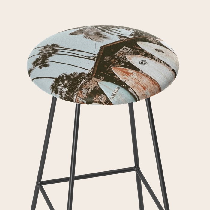 Retro Surfboard California Stool Gallery Image 2