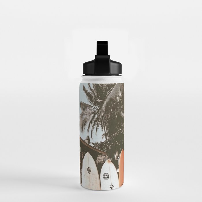 Retro Surfboard California Water Bottle Gallery Image 2