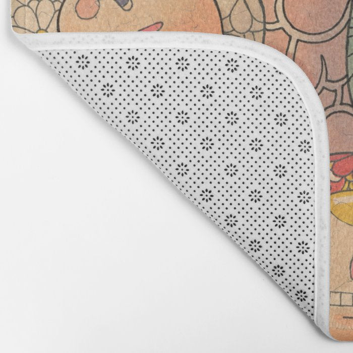 Pattern Worms Bath Mat Gallery Image 2