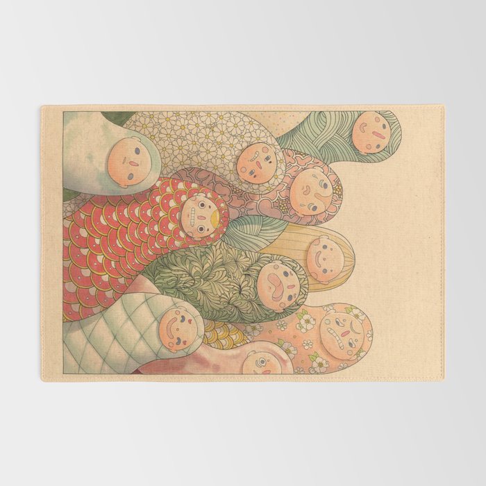 Pattern Worms Rug Gallery Image 2