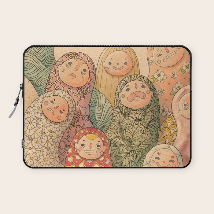 Pattern Worms Laptop Sleeve Gallery Image 1
