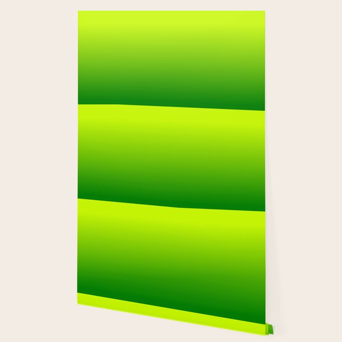 Bright Chartreuse Green Ombre Wallpaper Gallery Image 2