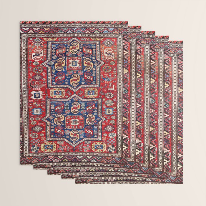 Kuba Sumakh East Caucasus Rug Print Wrapping Paper Gallery Image 3