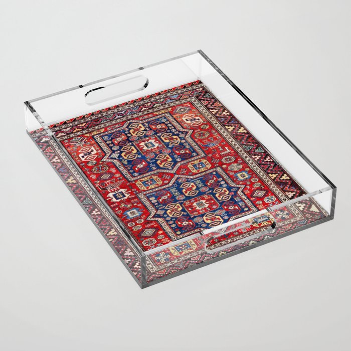Kuba Sumakh East Caucasus Rug Print Acrylic Tray Gallery Image 1