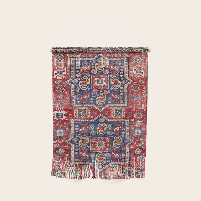 Kuba Sumakh East Caucasus Rug Print Wall Hanging Gallery Image 1