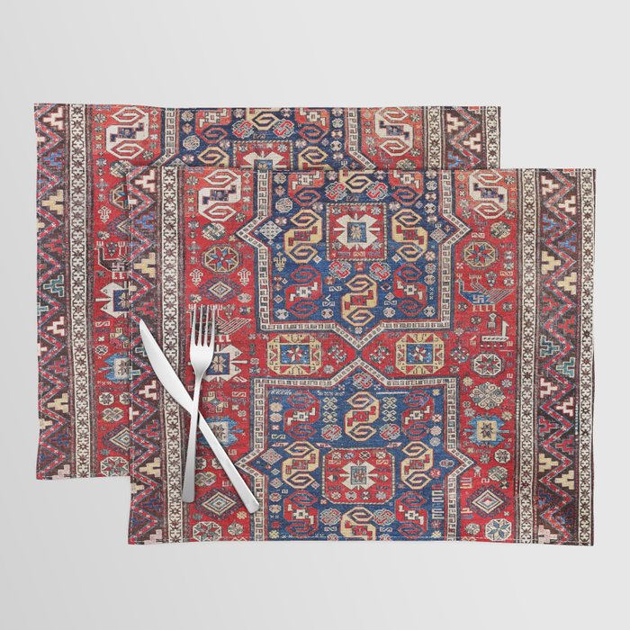 Kuba Sumakh East Caucasus Rug Print Placemat Gallery Image 1