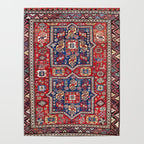 Kuba Sumakh East Caucasus Rug Print Poster Gallery Image 4