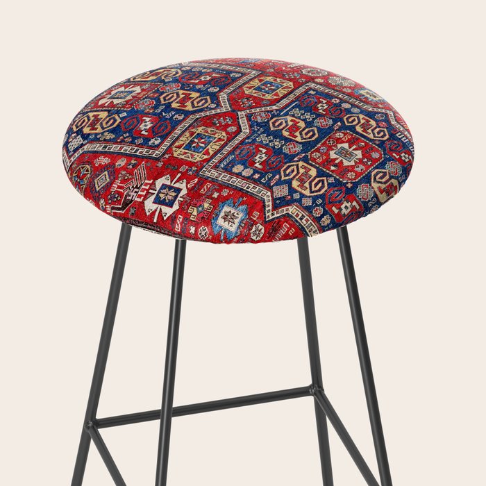Kuba Sumakh East Caucasus Rug Print Stool Gallery Image 2