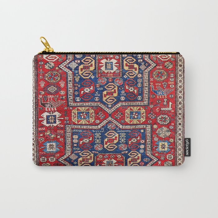 Kuba Sumakh East Caucasus Rug Print Carry All Pouch Gallery Image 1