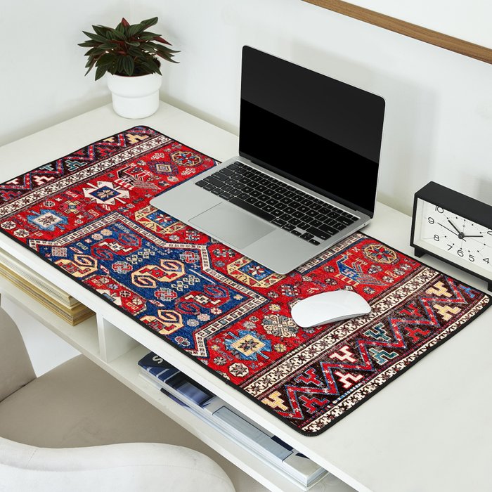 Kuba Sumakh East Caucasus Rug Print Desk Mat Gallery Image 2