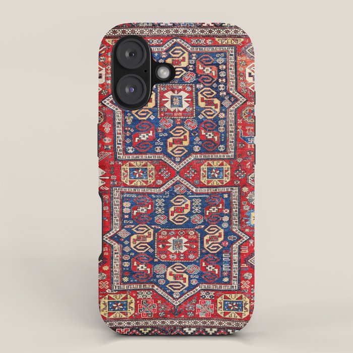 Kuba Sumakh East Caucasus Rug Print iPhone Case Gallery Image 1