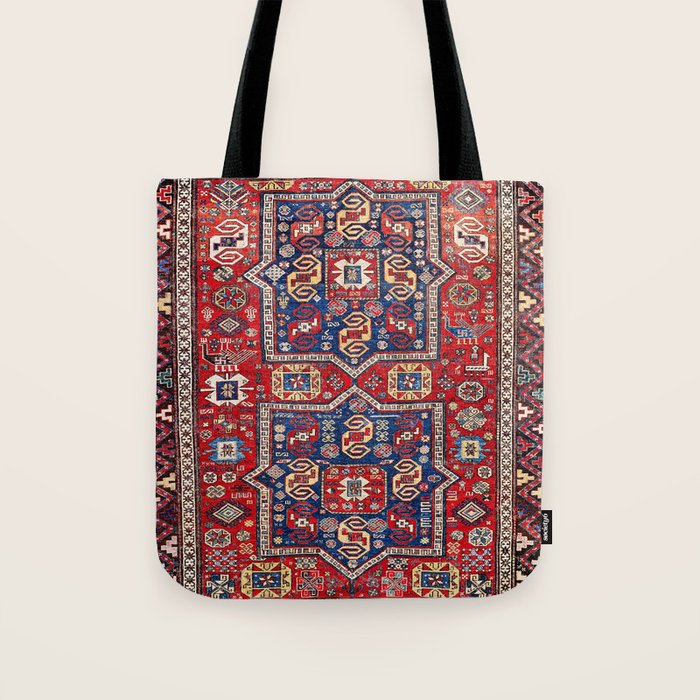Kuba Sumakh East Caucasus Rug Print Tote Bag Gallery Image 1