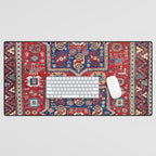 Kuba Sumakh East Caucasus Rug Print Desk Mat Gallery Image 1