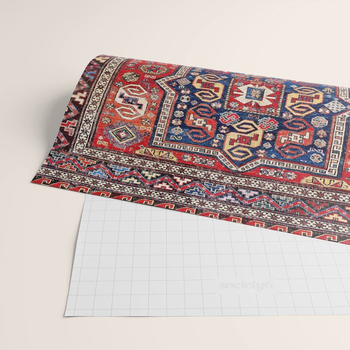 Kuba Sumakh East Caucasus Rug Print Wrapping Paper Gallery Image 2