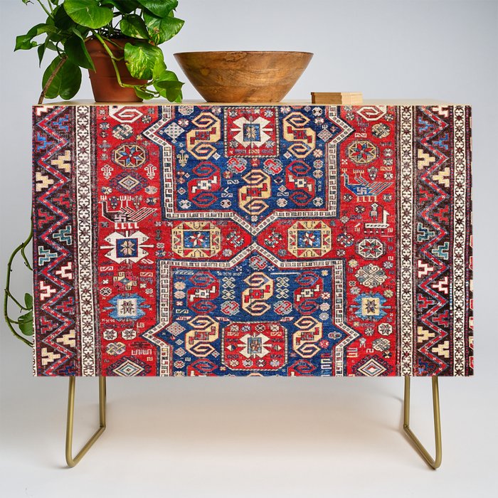 Kuba Sumakh East Caucasus Rug Print Credenza Gallery Image 1