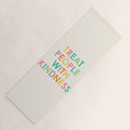 Treat People With Kindness Yoga Mat Gallery Image 1