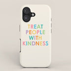 Treat People With Kindness iPhone Case Gallery Image 1